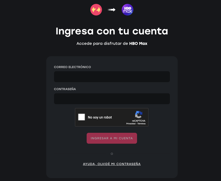 ¿Cómo ingreso a HBO MAX con mi cuenta de Zapping? Zapping